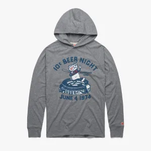 10 Cent Beer Night Cleveland Ohio Lightweight Hoodie