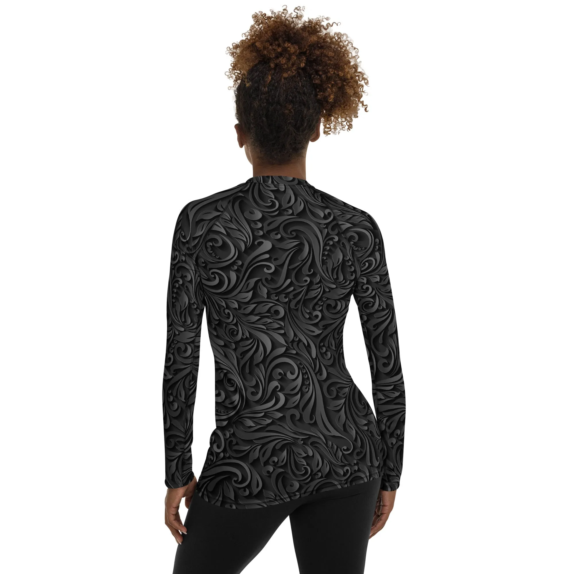 3D Art Deco Rash Guard