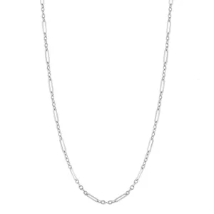 9ct White Gold Multi-Link Necklace GN381