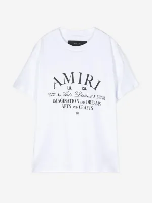 Amiri Kids Arts District T-Shirt in White