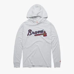 Atlanta Braves Jersey Logo Lightweight Hoodie