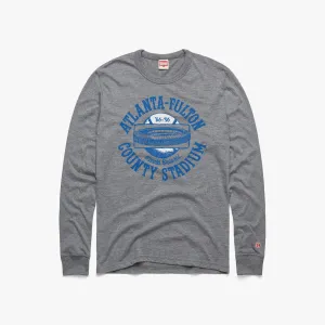 Atlanta-Fulton County Stadium Long Sleeve Tee