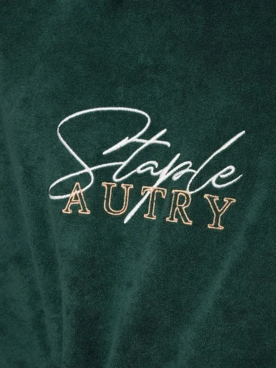 Autry   Staple cotton blend hoodie 