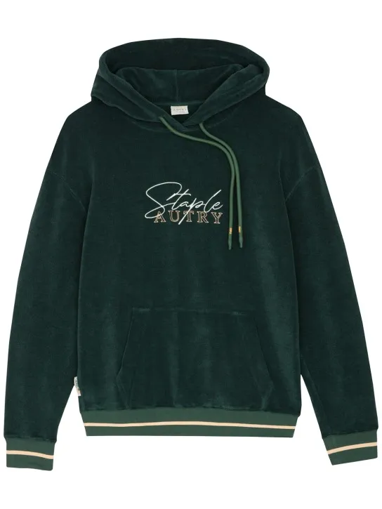 Autry   Staple cotton blend hoodie 