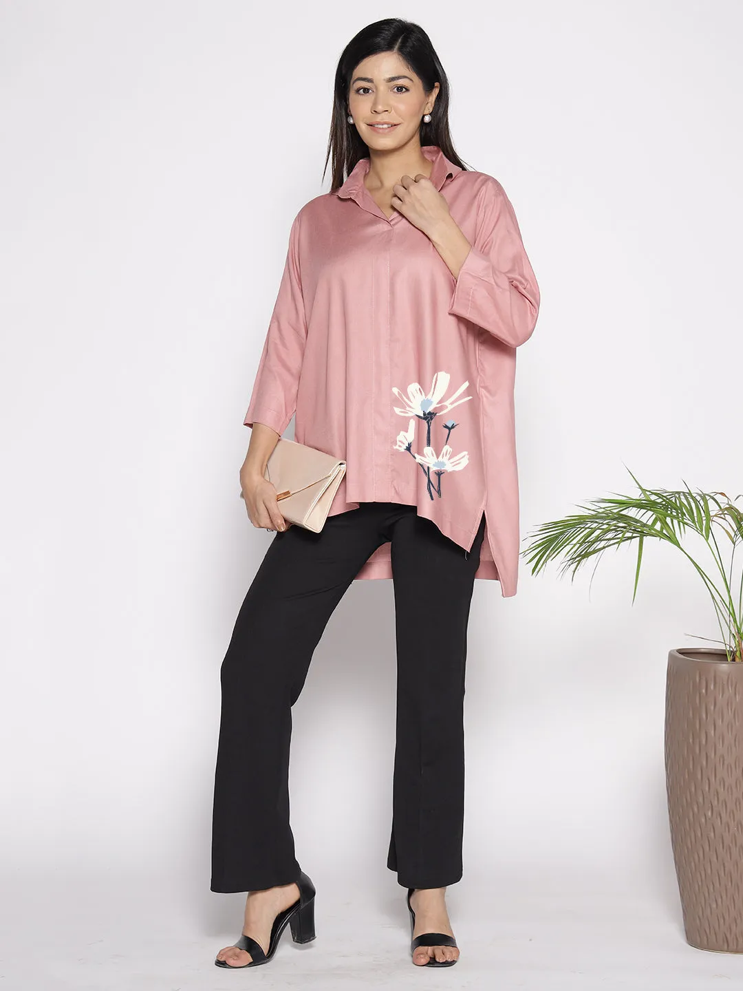 Blush Rayon ShirtTop - Maehwa