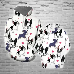 Boston Terrier Christmas All Over Print 3D Hoodie For Men And Women, Best Gift For Dog lovers, Best Outfit Christmas