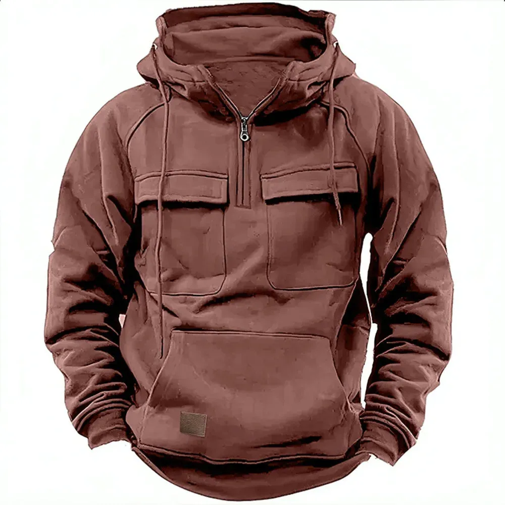 Bryson™ | Fitted Solid Color Casual Hoodie