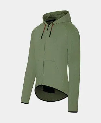 CAFE DU CYCLISTE Solenne Gravel Hoodie - Gunmetal Green