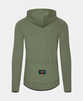 CAFE DU CYCLISTE Solenne Gravel Hoodie - Gunmetal Green