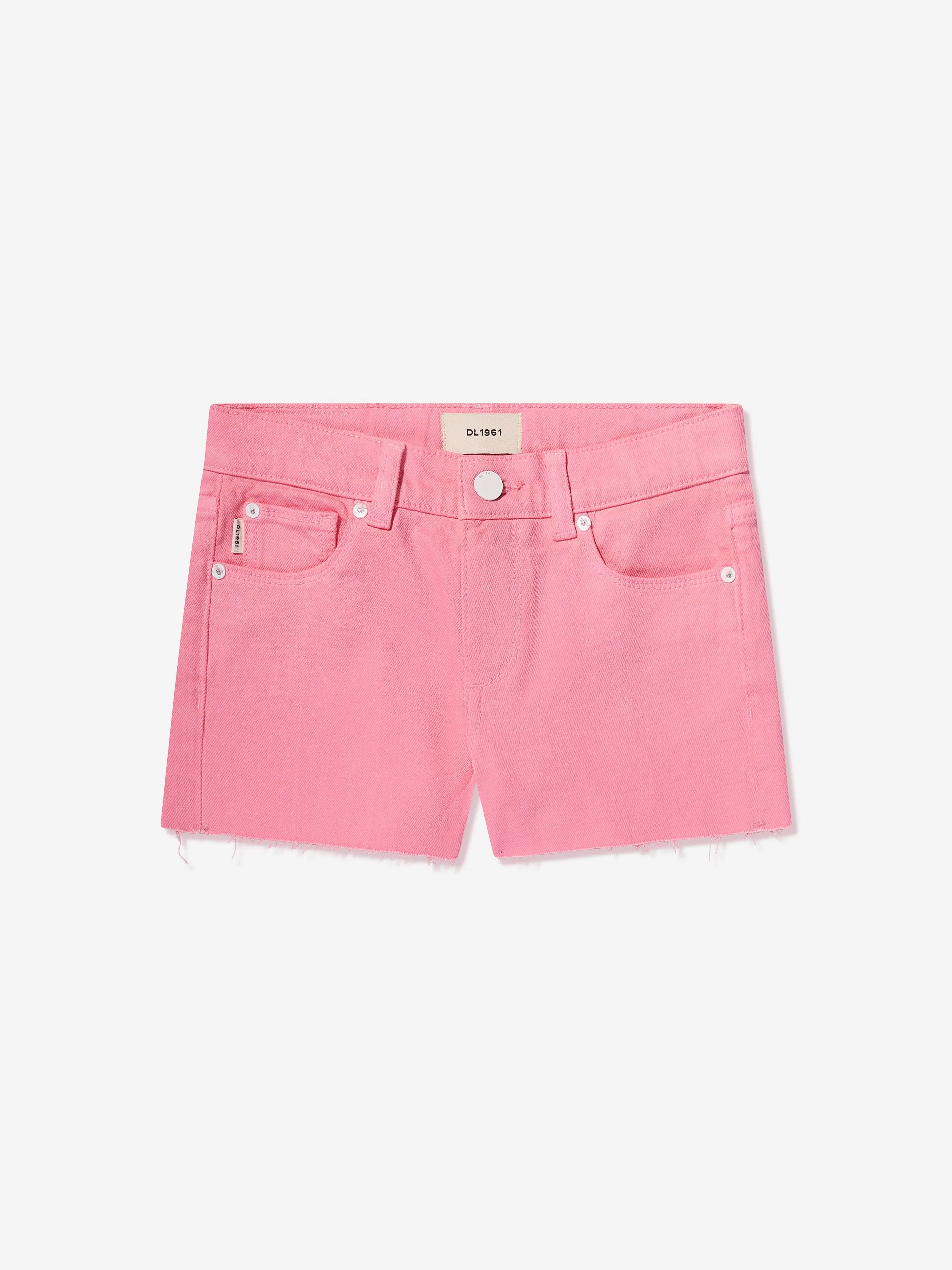 DL1961 Girls Lucy Cut Off Shorts in Pink