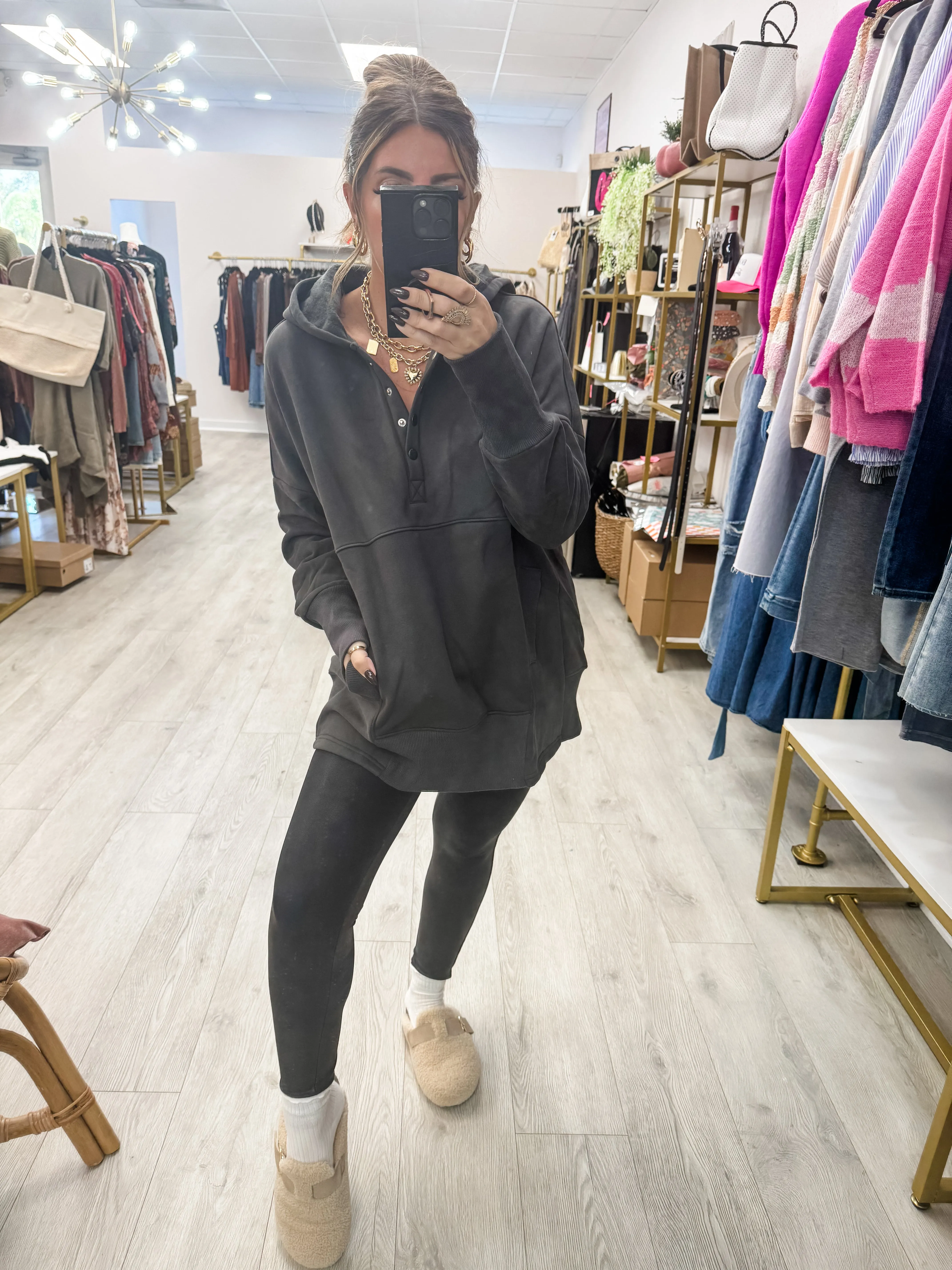 French Dolman Sleeve Hoodie