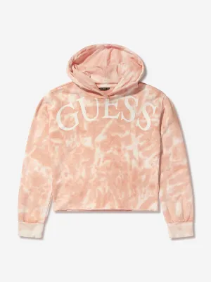 Guess Girls Tie-Dye Logo Hoodie