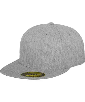 Heather Grey - Premium 210 fitted cap (6210)