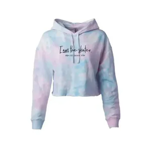 I Am The Skater Cotton Candy Hooded Crop