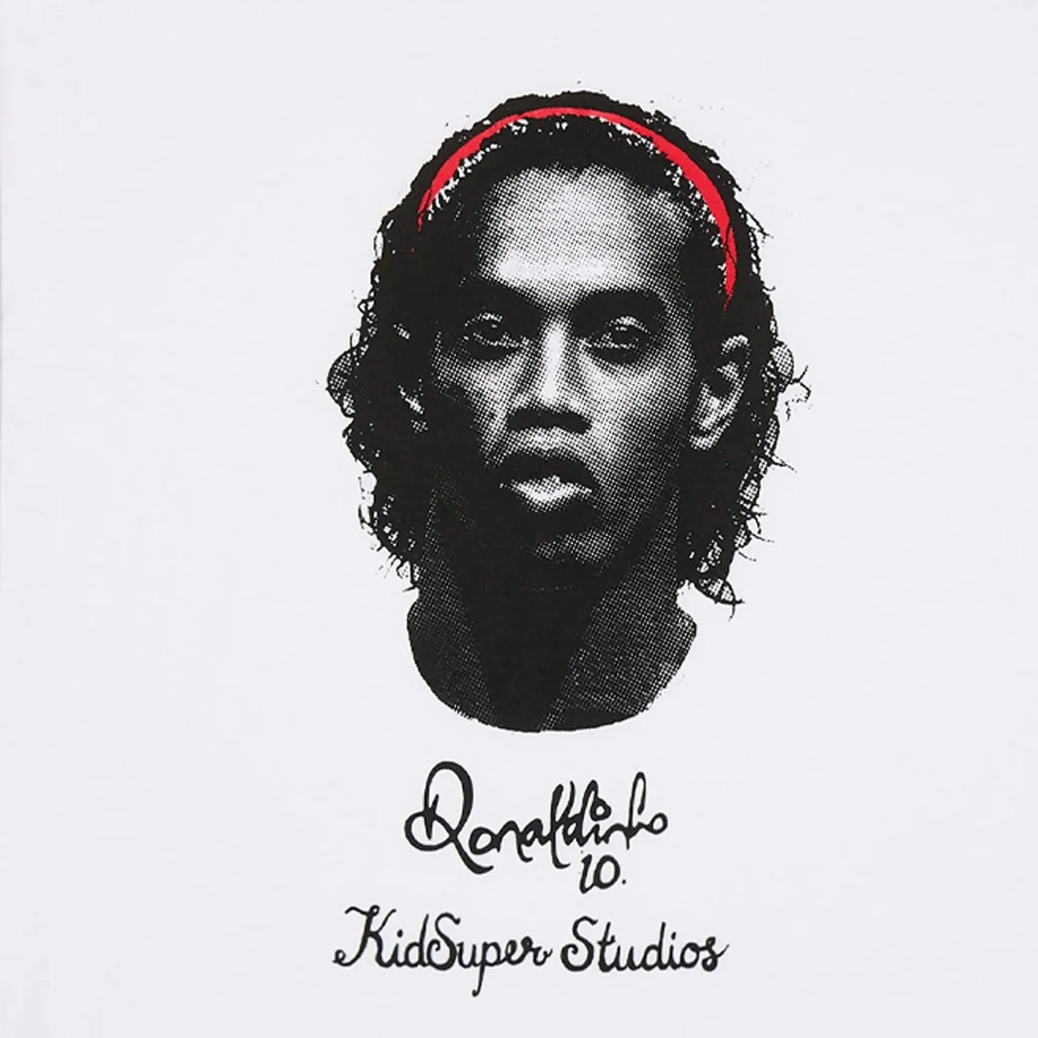 KidSuper Studios Ronaldinho Portrait Tee (White)