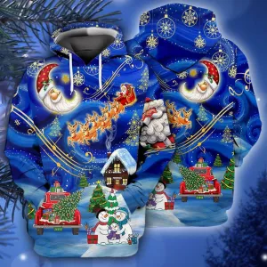 Merry Christmas 1 All Over Print 3D Hoodie For Men And Women, Christmas Gift, Warm Winter Clothes, Best Outfit Christmas