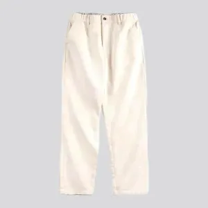 Mid rise stylish men's jean chinos