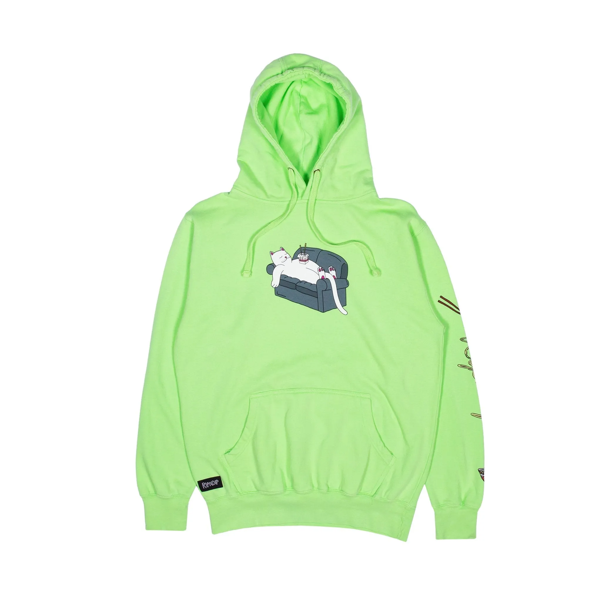 Noodles Hoodie (Lime)