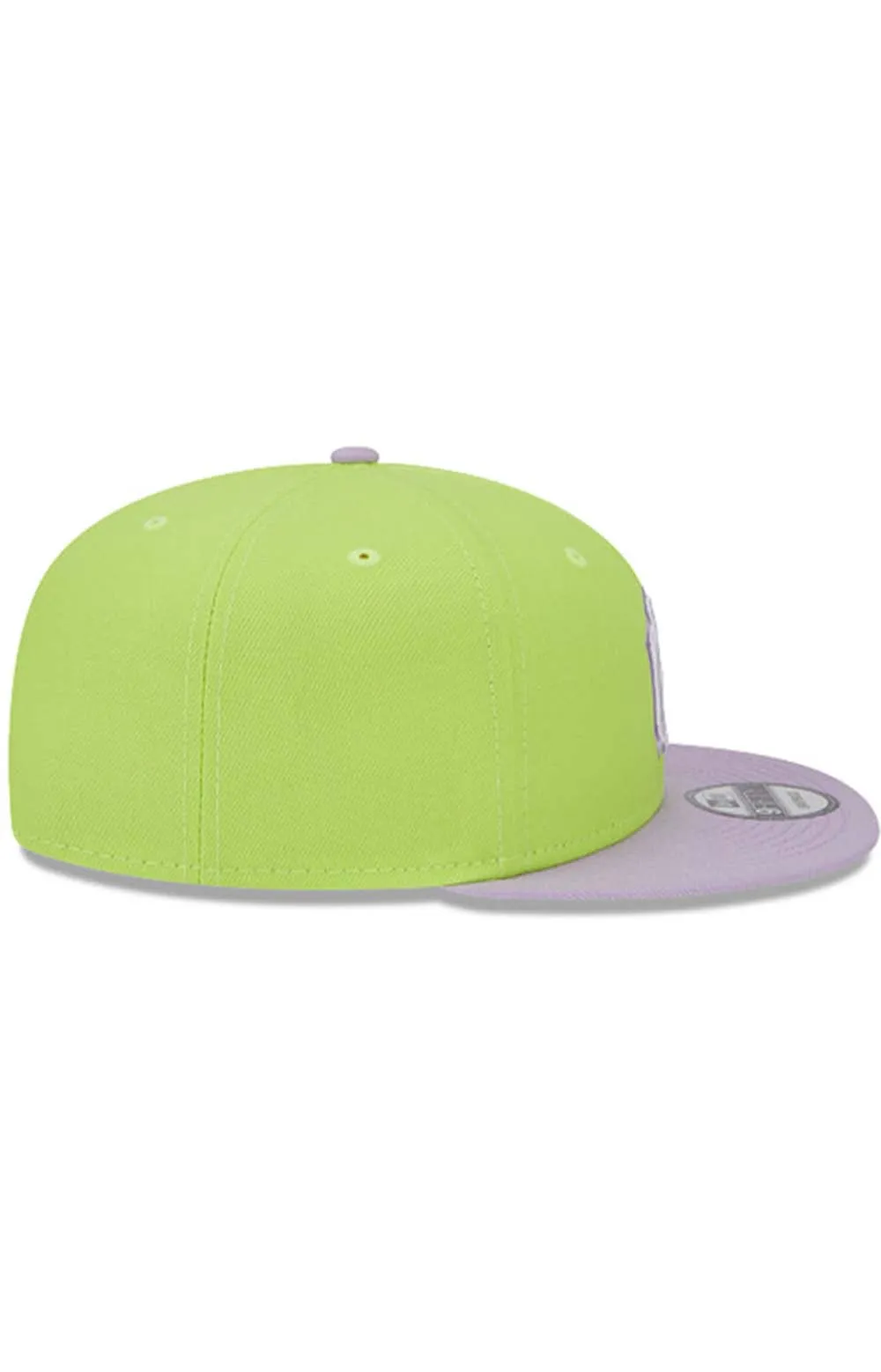 NY Yankees Neon Vibes 5950 Fitted Cap - Bright Green & Lavender