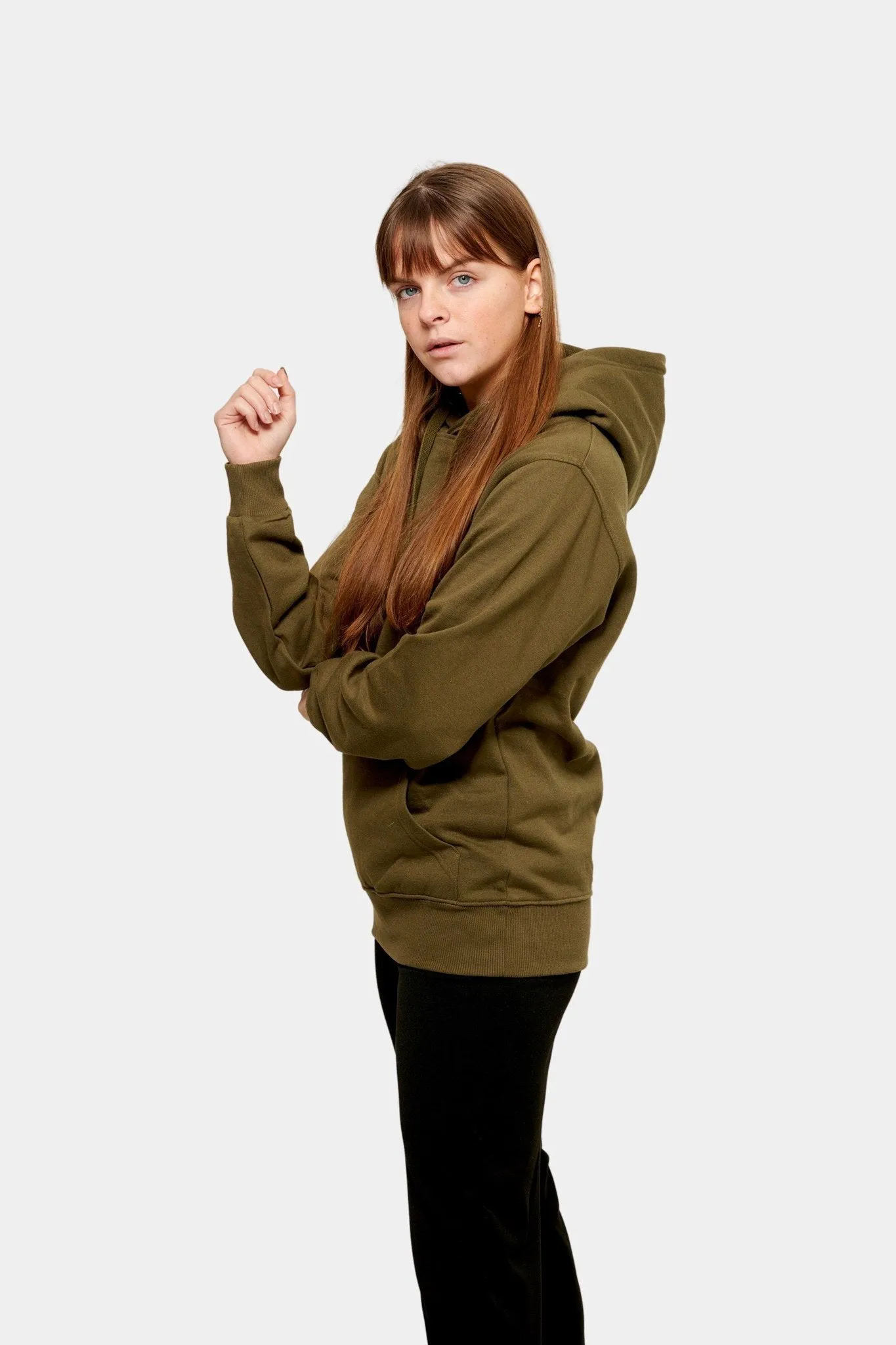 Oversized Hoodie - Olive