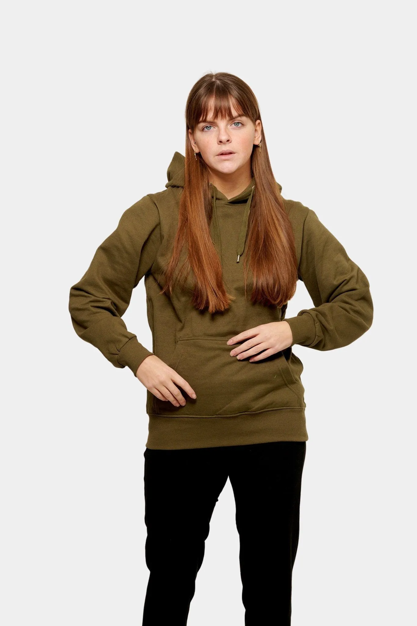 Oversized Hoodie - Olive