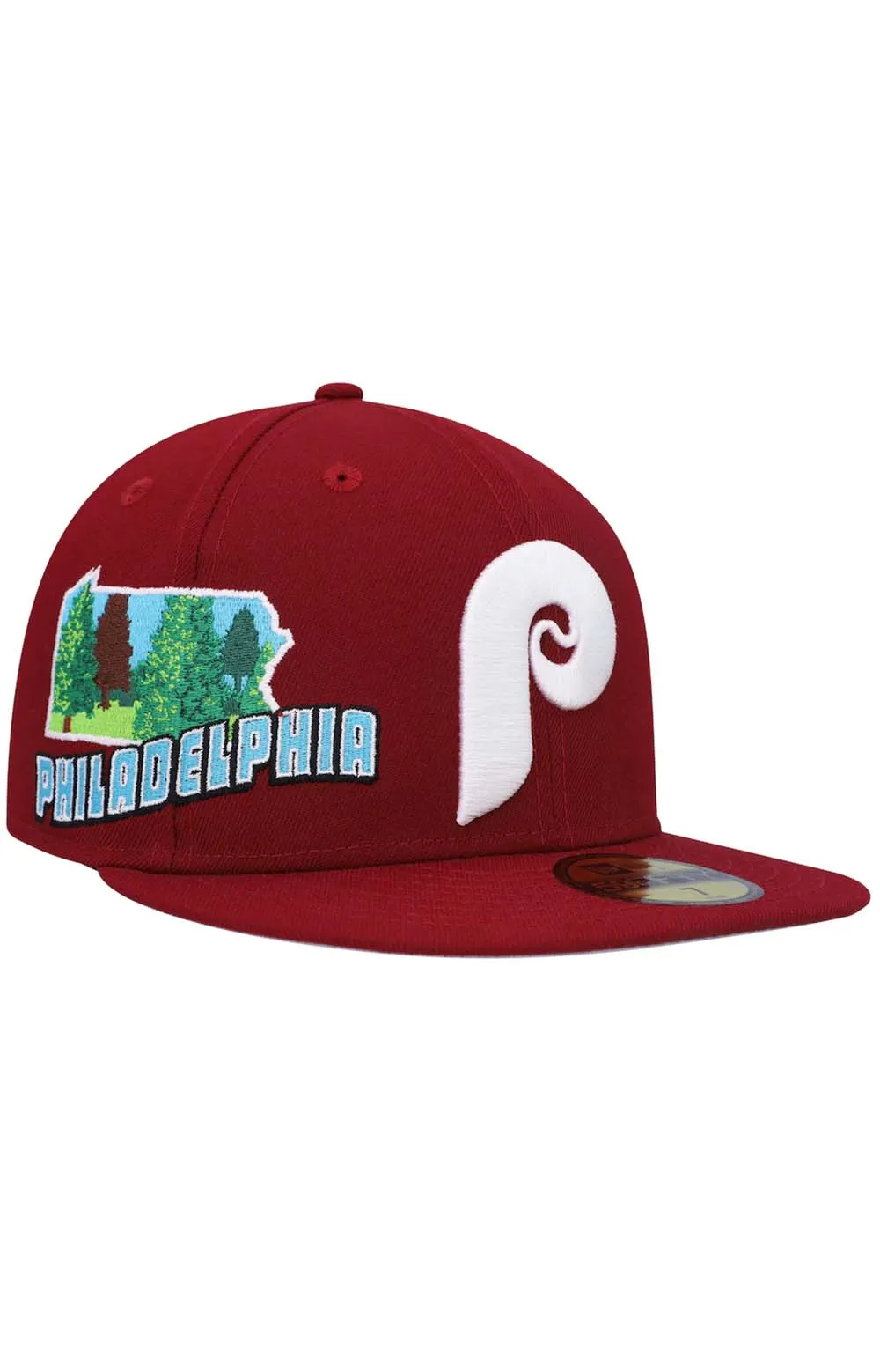 Philadelphia Phillies Stateview 59FIFTY Structured Fitted Cap