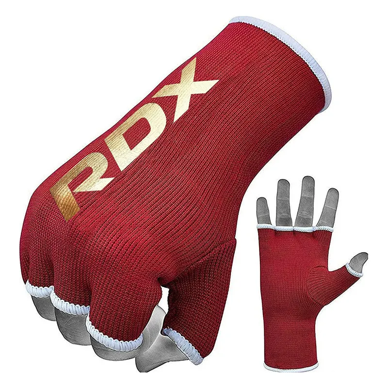 RDX HY Inner Gloves Elasticated Half Finger for Boxing, MMA Knuckle Protection OEKO-TEX® Standard 100 certified