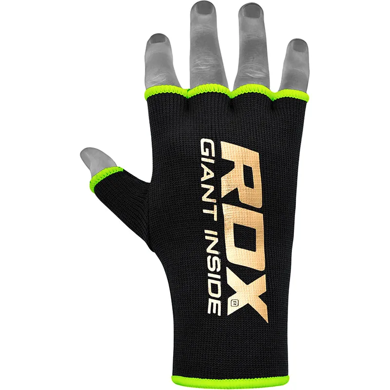 RDX HY Inner Gloves Elasticated Half Finger for Boxing, MMA Knuckle Protection OEKO-TEX® Standard 100 certified