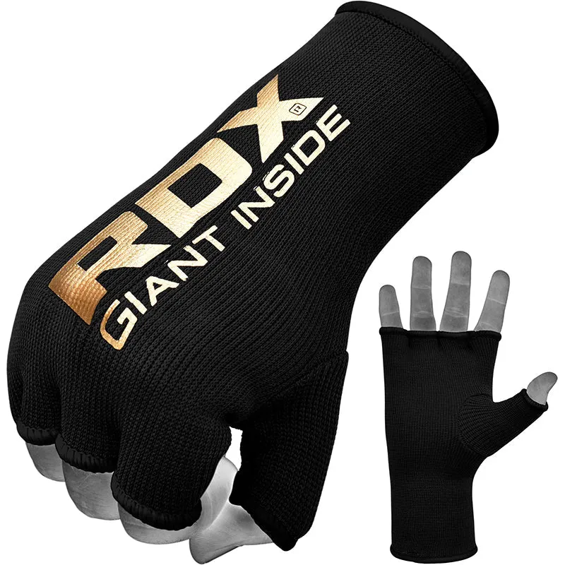 RDX HY Inner Gloves Elasticated Half Finger for Boxing, MMA Knuckle Protection OEKO-TEX® Standard 100 certified