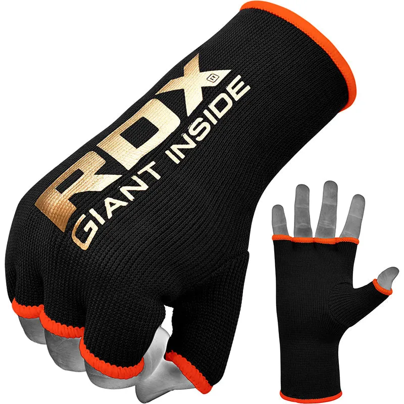 RDX HY Inner Gloves Elasticated Half Finger for Boxing, MMA Knuckle Protection OEKO-TEX® Standard 100 certified