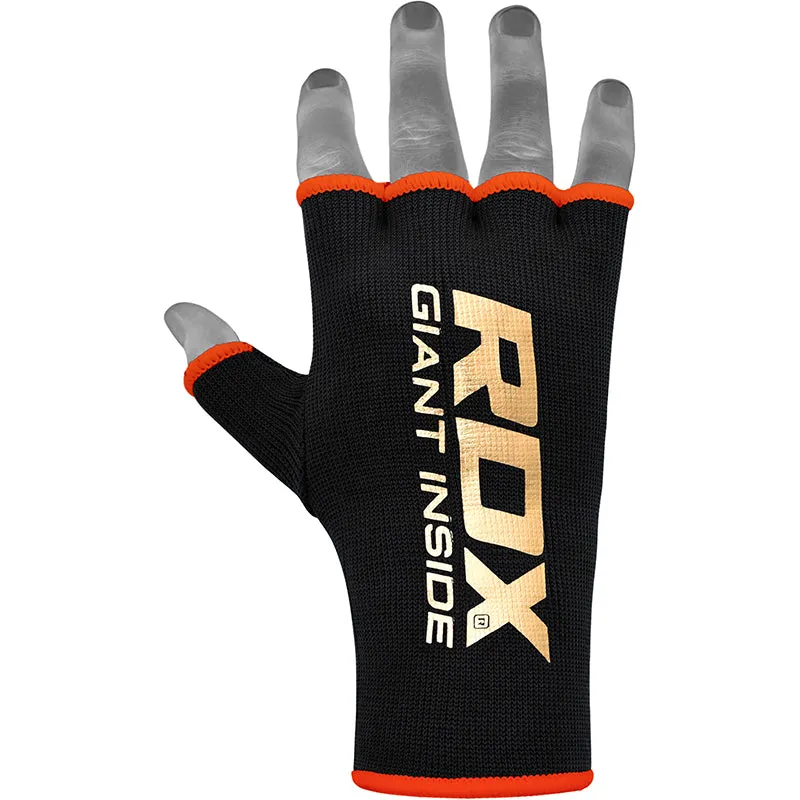 RDX HY Inner Gloves Elasticated Half Finger for Boxing, MMA Knuckle Protection OEKO-TEX® Standard 100 certified