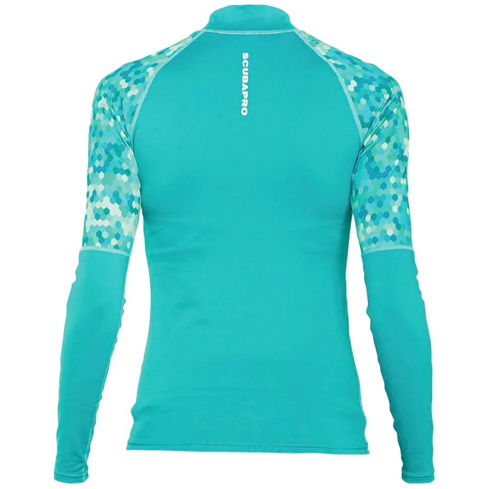 Scubapro UPF50 Long Sleeve Rash Guard - Ladies Caribbean