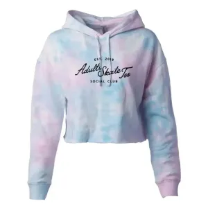 Social Club Cotton Candy Hooded Crop