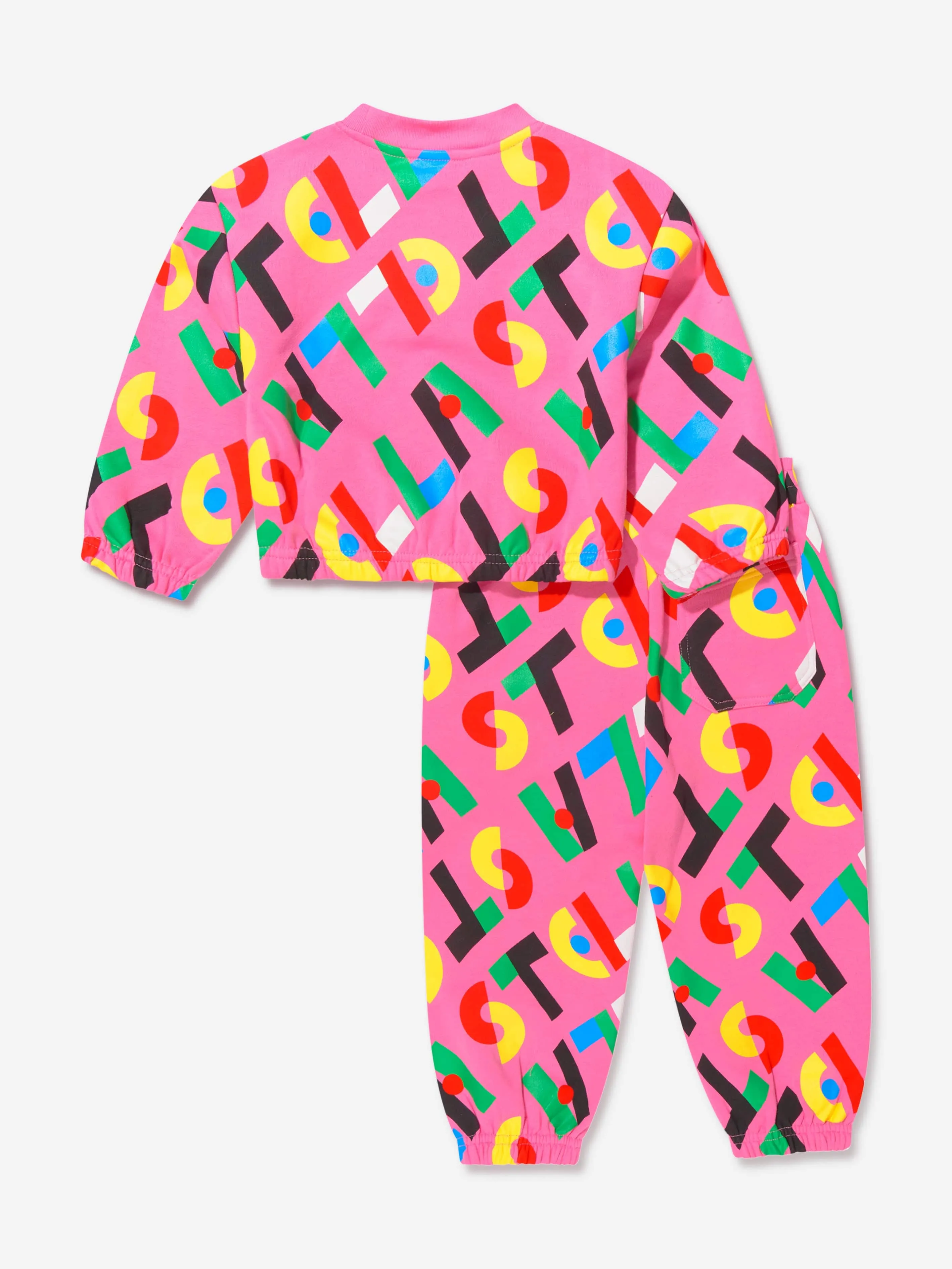 Stella McCartney Girls All Over Logo Print Tracksuit