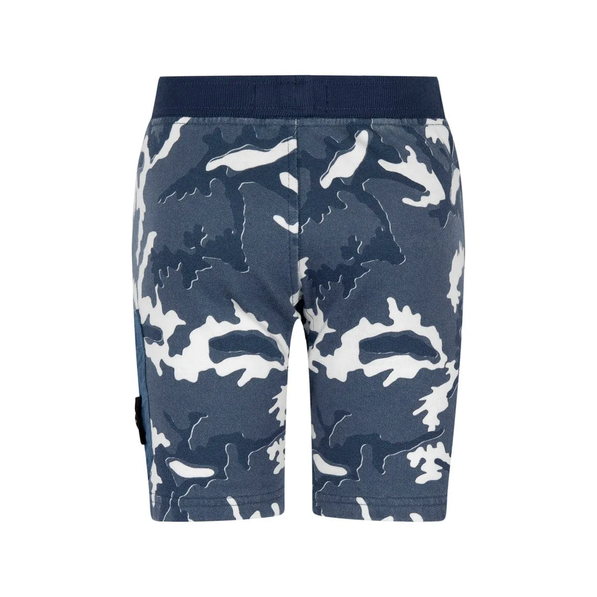 Stone Island Junior Boys Shorts - Camouflage Cotton Shorts