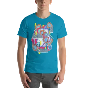 Turquoise Organism Short-Sleeve Unisex T-Shirt