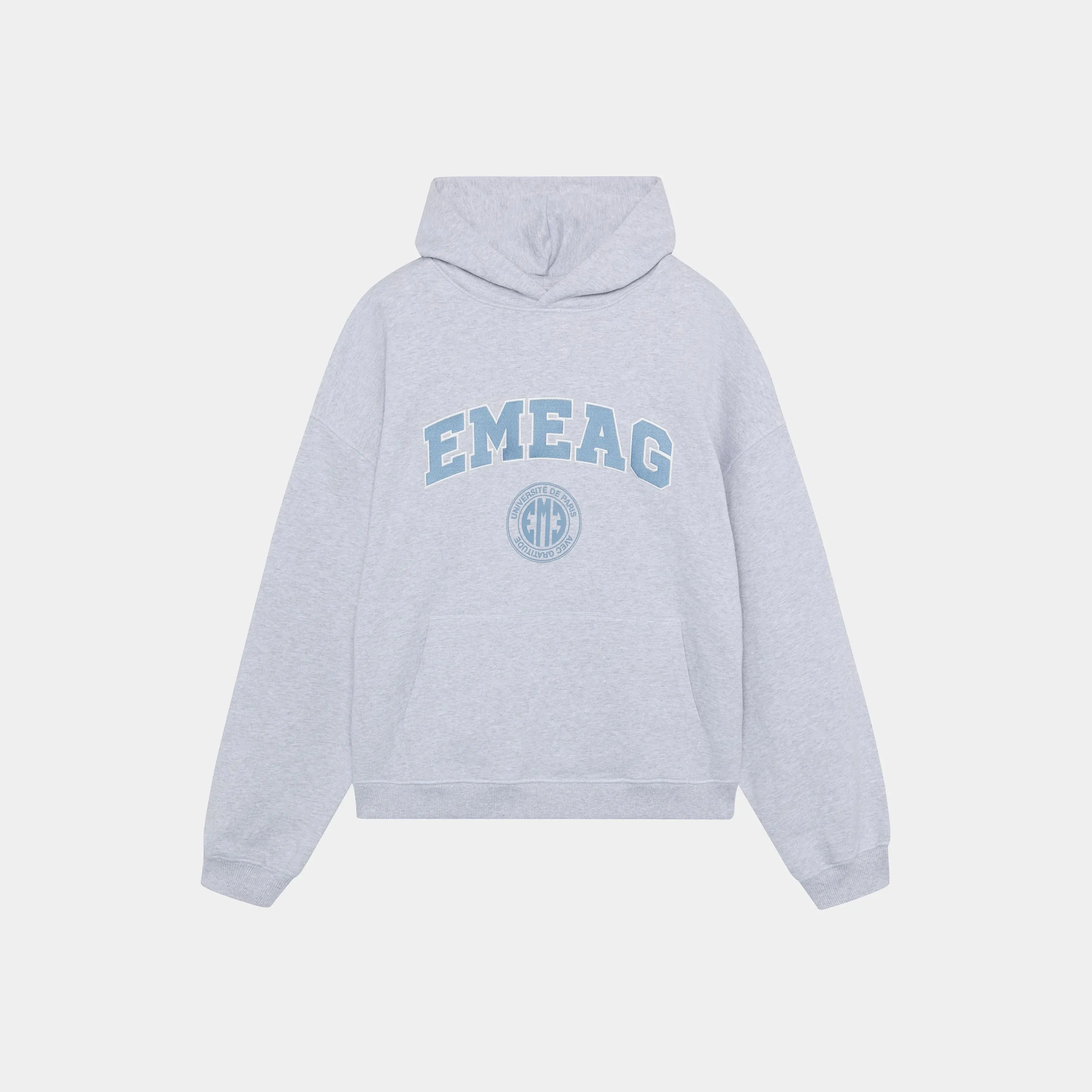 Universitè Heather Grey Oversized Hoodie