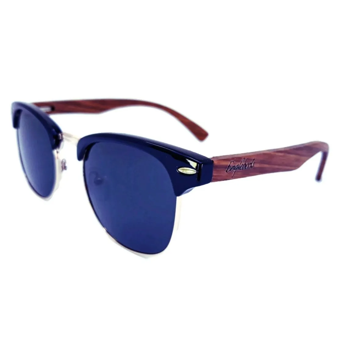 Walnut Club Shades: Polarized with Bamboo Case