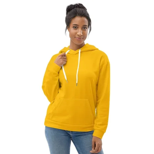 Womens Graphic Hoodie Golden Yellow