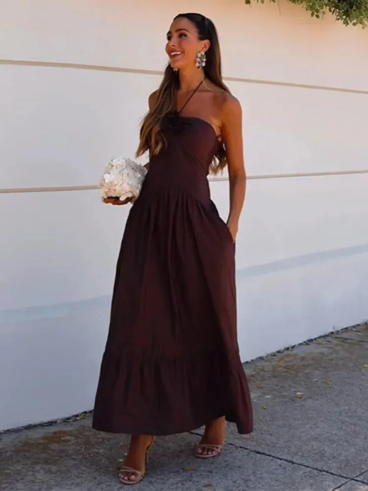 Yael - Elegant halter dress