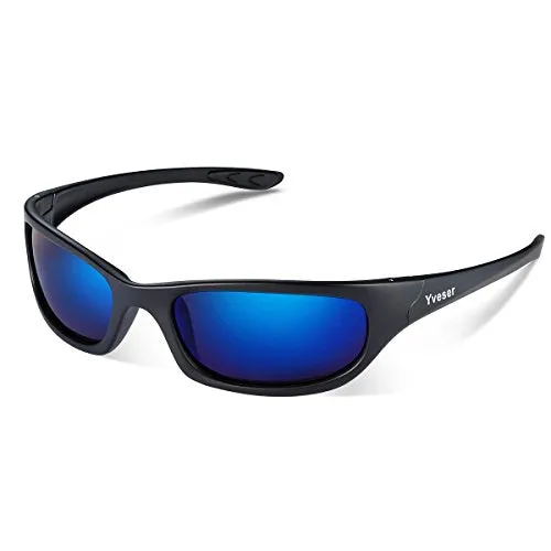 Yveser Polarized UV400 Sports Sunglasses for Men & Women - Baseball Running Cycling Fishing Driving Hiking Ski Golf Yv148